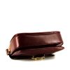 Celine Vintage shoulder bag in burgundy leather - Detail D5 thumbnail