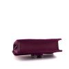 Gucci Dionysus mini shoulder bag in purple velvet and purple leather - Detail D4 thumbnail