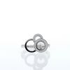 Chopard Happy Diamonds Bubble ring in white gold and diamonds - 360 thumbnail