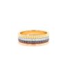 Boucheron Quatre Classique medium model ring in 3 golds,  diamonds and PVD - 00pp thumbnail