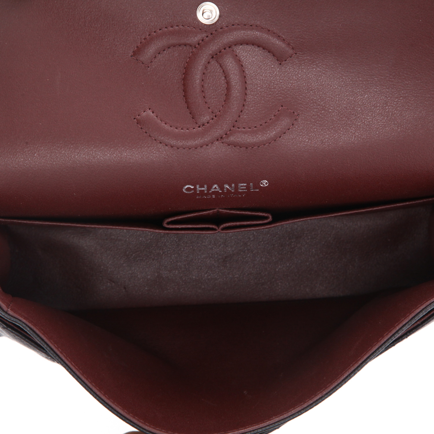 Borsa Chanel  Timeless Classic modello medio  in pelle martellata e trapuntata nera - Detail D3