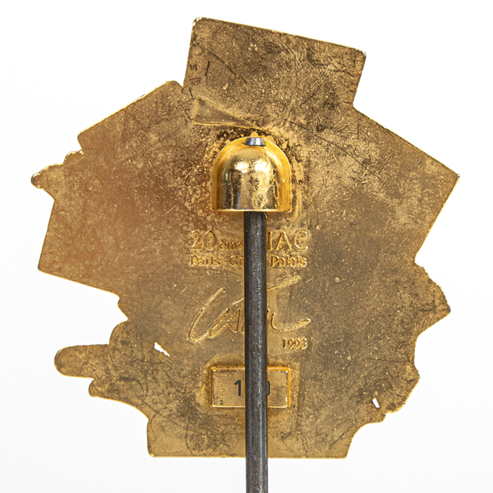 César, "20ème Fiac Paris - Grand-Palais", sculpture en bronze doré, signée, numérotée et datée, de 1993 - Detail D4