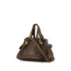Chloé Paraty handbag in brown grained leather - 00pp thumbnail