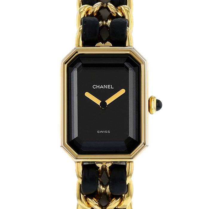 Reloj Chanel Première  talla XL de oro chapado Circa  1990 - 00pp