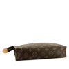 Louis Vuitton Pochette 26 en lona Monogram marrón y cuero natural - Detail D4 thumbnail