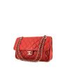 Bolso bandolera Chanel  Timeless Jumbo en cuero granulado acolchado rojo - 00pp thumbnail
