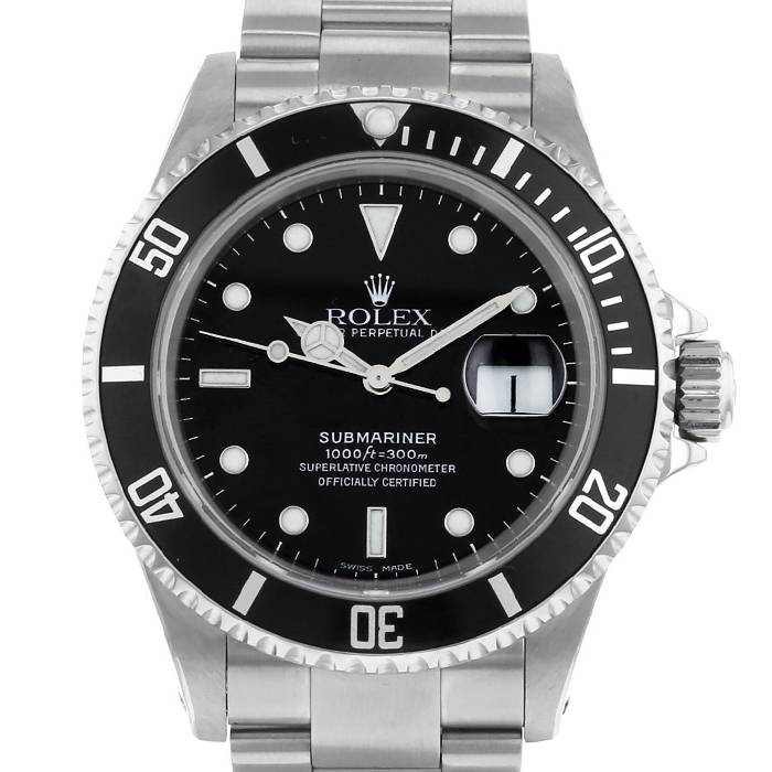 Reloj Rolex Submariner Date de acero Ref :  16610 Circa  2003 - 00pp