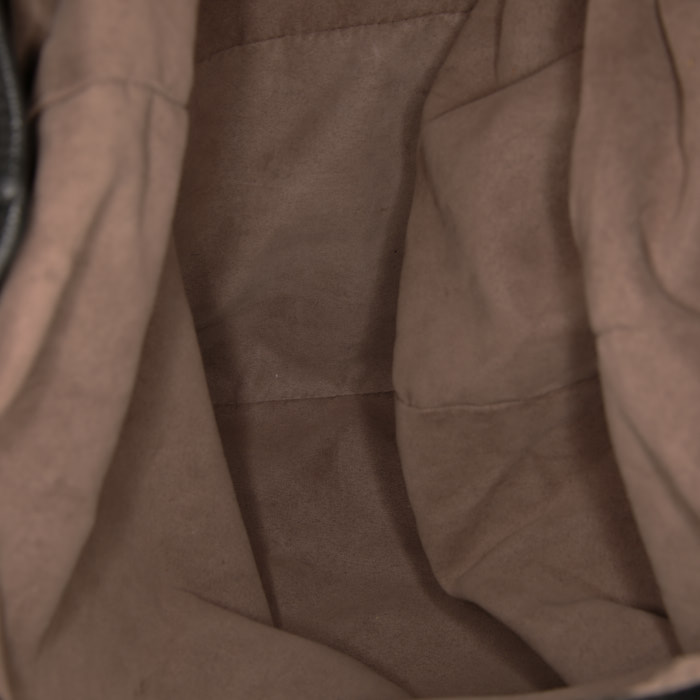 Sac à dos Berluti en cuir noir - Detail D2
