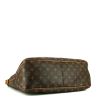 Louis Vuitton Delightful bag worn on the shoulder or carried in the hand in brown monogram canvas and natural leather - Detail D4 thumbnail