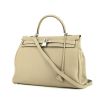Hermes Kelly 35 cm handbag in tourterelle grey togo leather - 00pp thumbnail