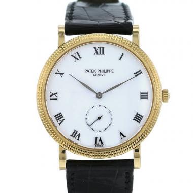 Montre Patek Philippe Calatrava en or jaune Ref :  3919 Vers  2000