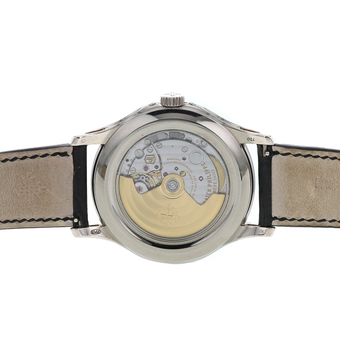 Patek Philippe Annual Calendar watch in white gold Ref:  5205 Circa  2010