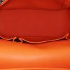 Bolso bandolera Hermès Jypsiere 28 cm en cuero swift naranja - Detail D3 thumbnail
