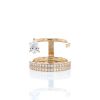 Repossi Serti Sur Vide ring in pink gold and diamonds - 360 thumbnail