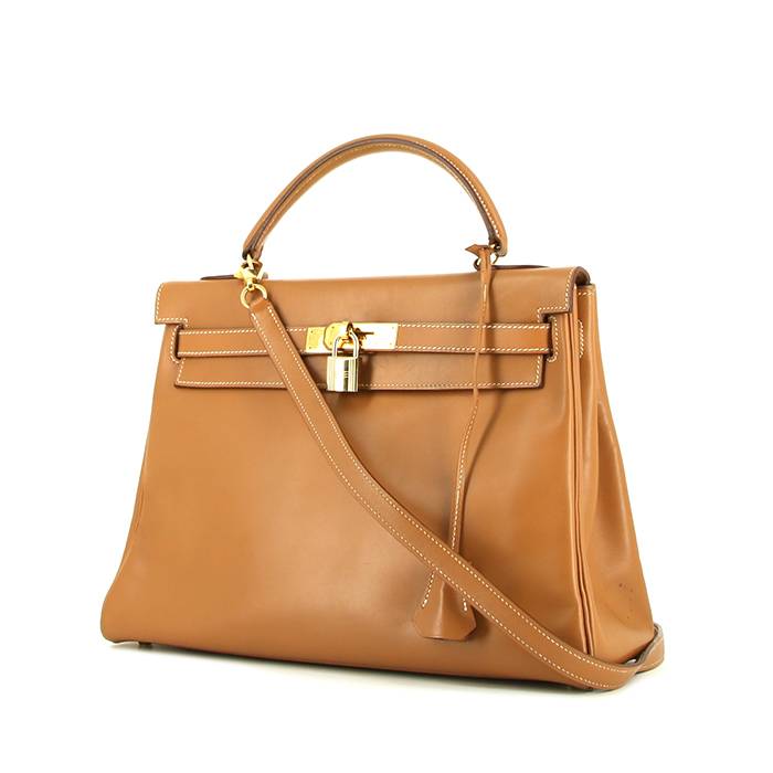 Hermes Kelly 32 cm handbag in natural leather - 00pp