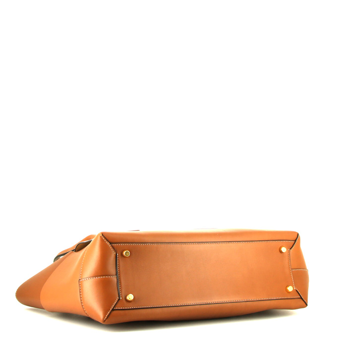Bottega Veneta Arco 33 handbag in gold intrecciato leather - Detail D4