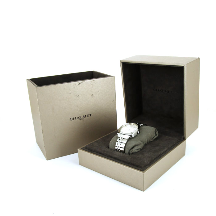 Chaumet Dandy watch in stainless steel Ref:  1227 Circa  2000 - Detail D2