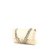 Bolso de mano Chanel  Timeless Classic en cuero acolchado beige plateado - 00pp thumbnail