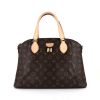 Louis Vuitton Rivoli handbag in brown monogram canvas and natural leather - 360 thumbnail