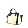 Chloé handbag in black and off-white bicolor leather - 00pp thumbnail