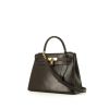 Hermès Kelly 28 cm handbag in brown leather - 00pp thumbnail