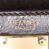 Hermès Kelly 28 cm handbag in brown leather - Detail D4 thumbnail