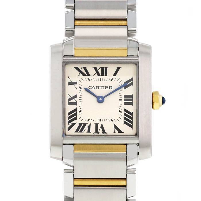 Cartier Tank Française watch in gold and stainless steel Ref:  3751 Circa  2000 - 00pp
