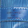 Borsa Louis Vuitton petit Noé in pelle Epi blu - Detail D3 thumbnail