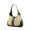 Gucci Jackie handbag in brown monogram canvas and brown leather - 00pp thumbnail