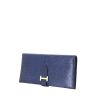 Hermès Béarn wallet in blue lizzard - 00pp thumbnail