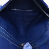 Billetera Hermès Béarn en piel de lagarto azul - Detail D3 thumbnail