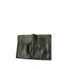 Pochette Hermès  Jige en cuir box noir - 00pp thumbnail
