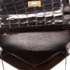 Bolso de mano Hermès  Kelly 28 cm en cocodrilo porosus marrón - Detail D3 thumbnail