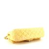 Chanel Timeless handbag in yellow quilted tweed - Detail D5 thumbnail
