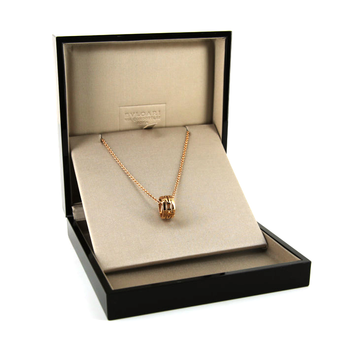 Bulgari Parentesi necklace in pink gold - Detail D2