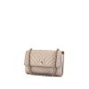 Borsa a tracolla Chanel Wallet on Chain in pelle trapuntata a zigzag grigia - 00pp thumbnail