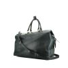 Bolsa de viaje Louis Vuitton Greenwich en cuero negro - 00pp thumbnail