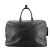 Bolsa de viaje Louis Vuitton Greenwich en cuero negro - 360 thumbnail