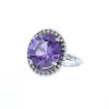 Mauboussin Vraiment Toi ring in white gold,  amethyst and diamonds - 00pp thumbnail