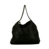 Stella McCartney Falabella handbag in black canvas - 360 thumbnail