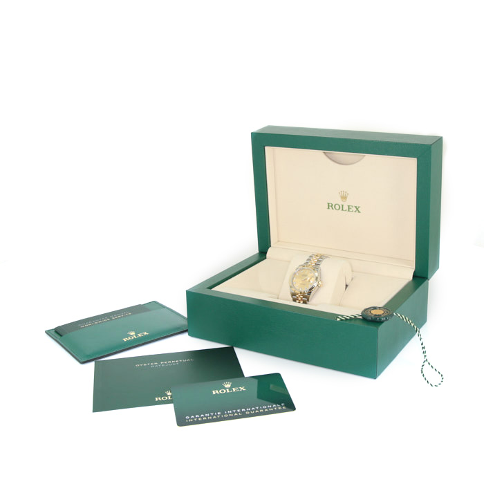 Montre Rolex Datejust Lady en or et acier Ref: 279173 Vers 2021 - Detail D2