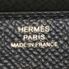 Borsa/pochette Hermès Kelly To Go in pelle Epsom nera - Detail D4 thumbnail