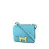 Hermes Constance handbag in blue epsom leather - 00pp thumbnail