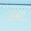 Borsa Hermes Constance in pelle Epsom blu - Detail D4 thumbnail