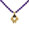 Mellerio 1980's necklace in yellow gold,  amethysts and diamonds - 00pp thumbnail