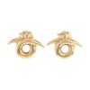 Cartier 1990's earrings for non pierced ears in 14 carats yellow gold and diamonds - 00pp thumbnail