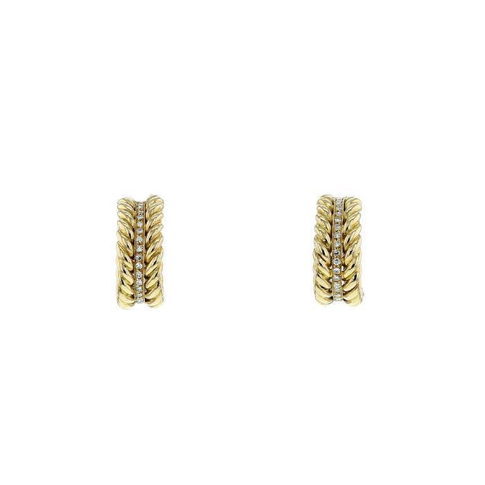 Paire De Boucles D'oreilles Vintage - Sans Marque - Occasion (déjà Portées)