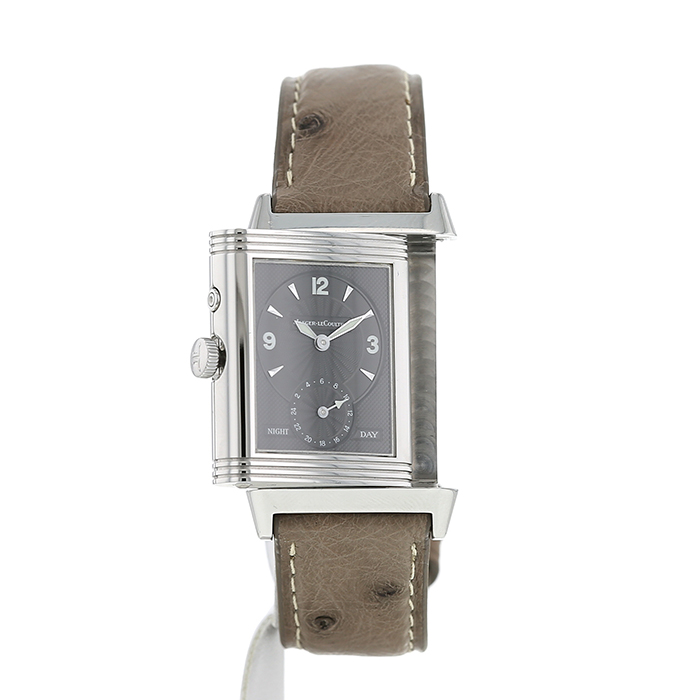 Montre Jaeger-LeCoultre Reverso-Duoface en acier Ref :  270851 Vers  2000