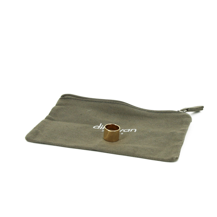 Sortija Dinh Van Pi Chinois modelo grande en oro amarillo - Detail D2