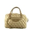 Balenciaga handbag in beige quilted leather - 360 thumbnail